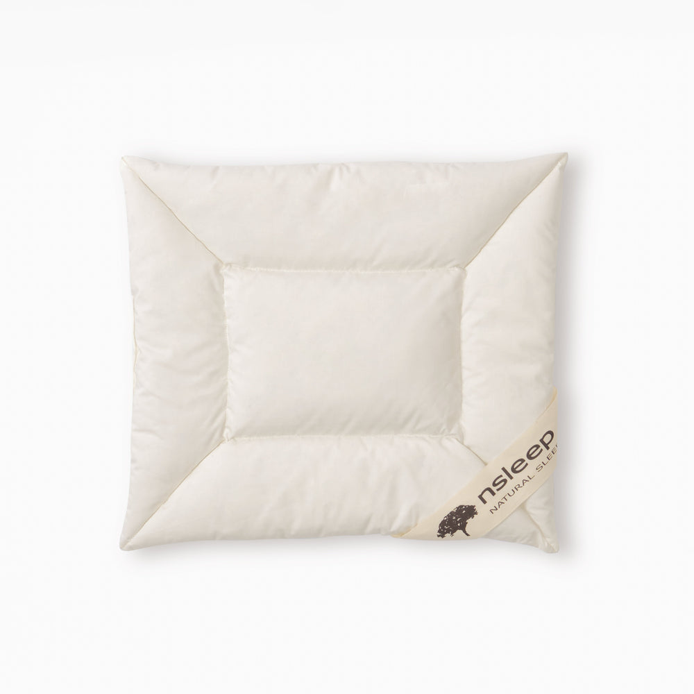 Kapok baby kussen, katoenen overtrek - 40 x 45 cm