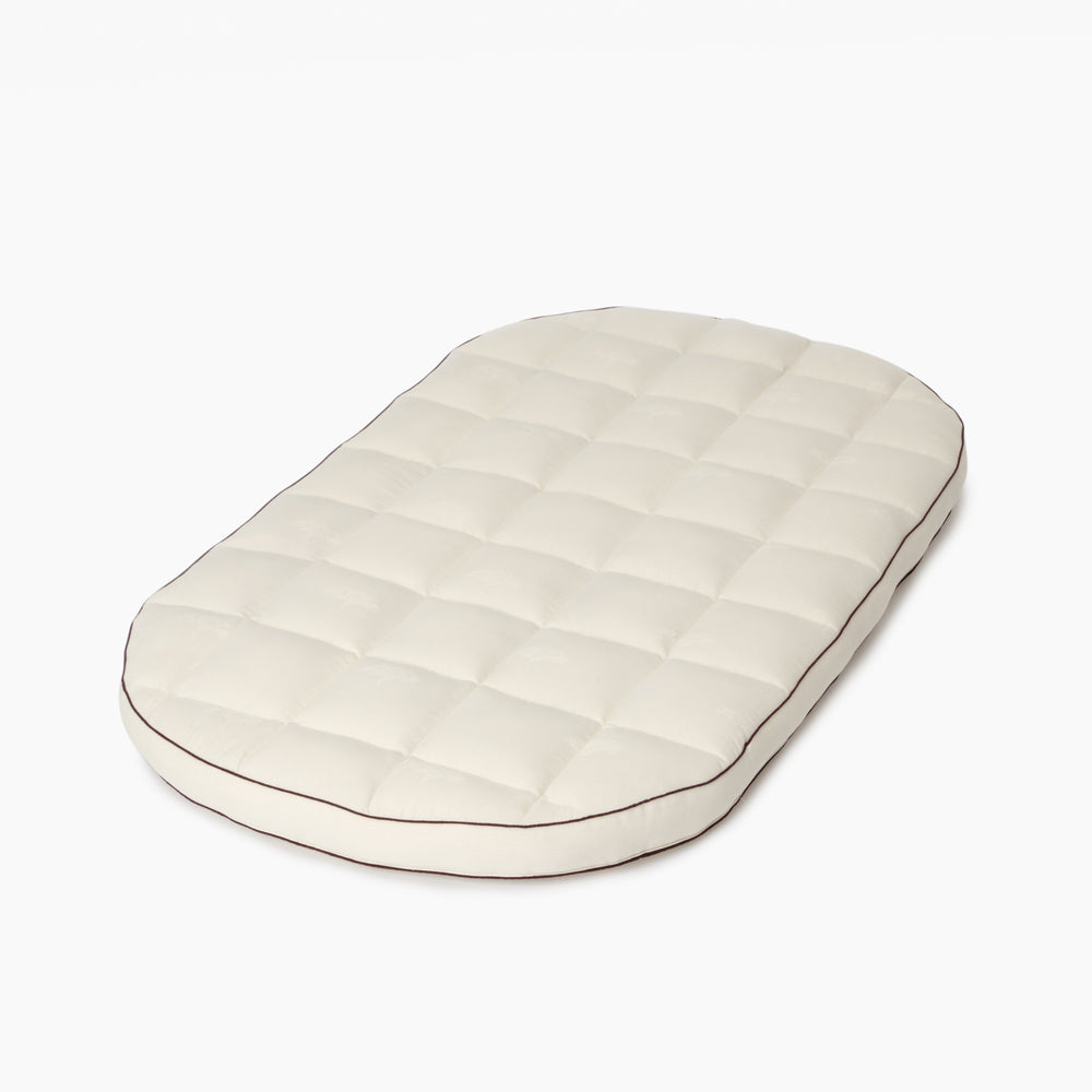 Kapok matras, ovaal - 70 x 122 cm