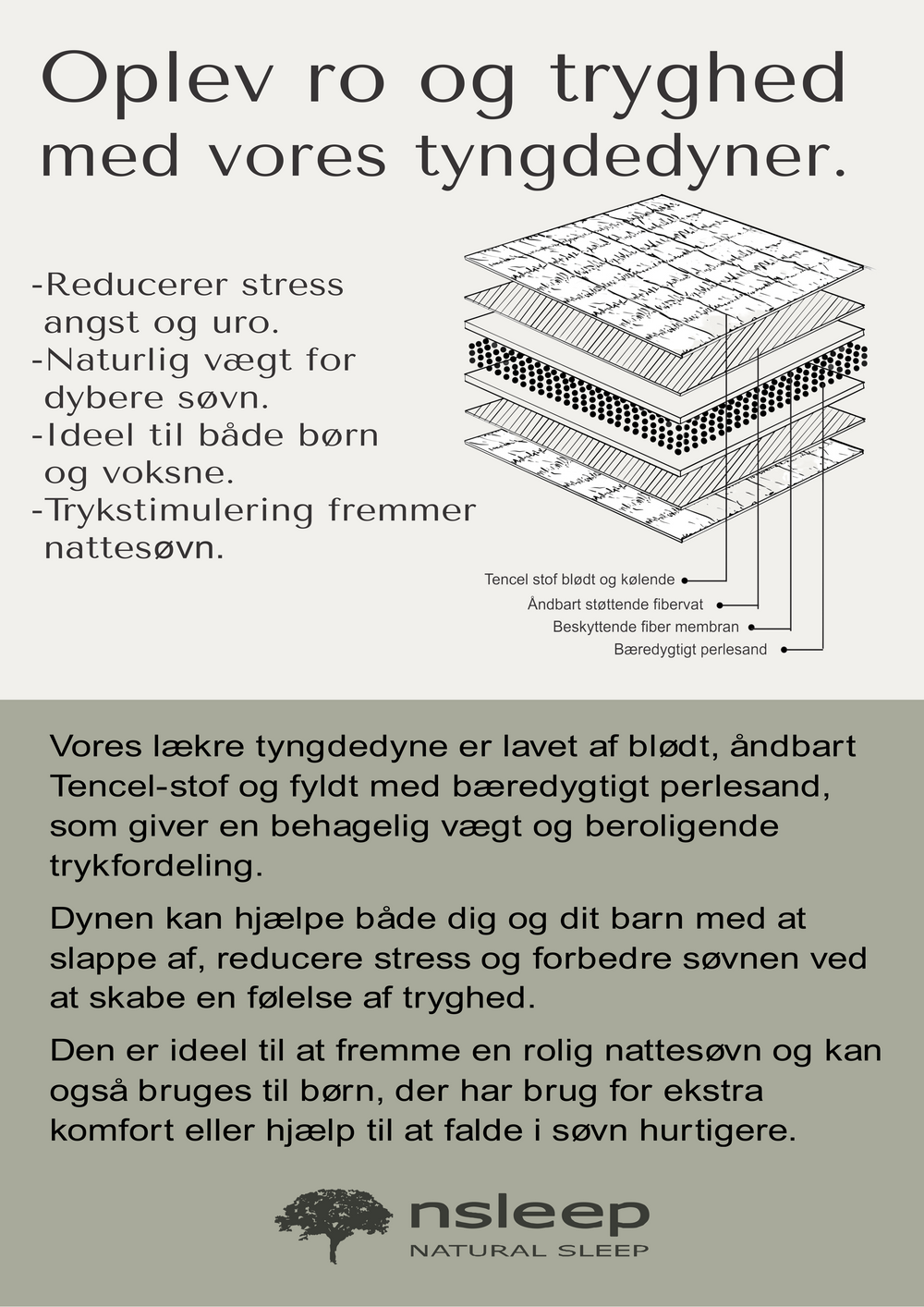 Verzwaringsdekbed junior 3,5 kg - 100 x 140 cm